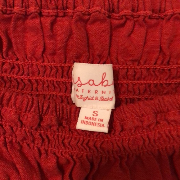 SOLD!! Isabel Maternity Smocked Square Neck Maternity Dress - Picture 5 of 7